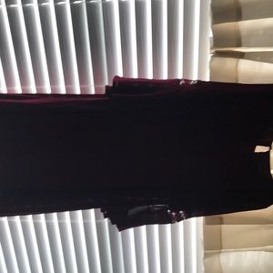 Burgundy dress